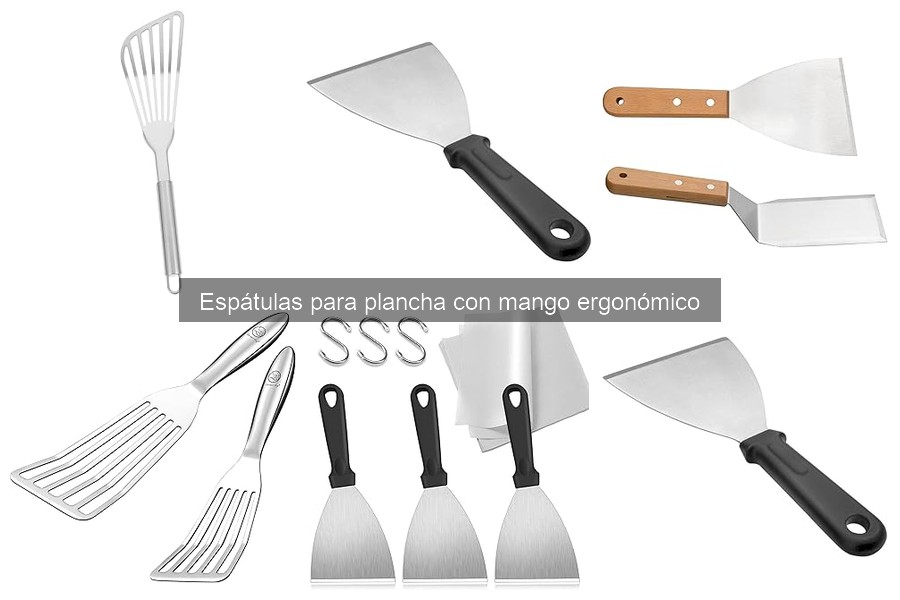 Comprar espátulas para plancha ergonómicas: mejores opciones