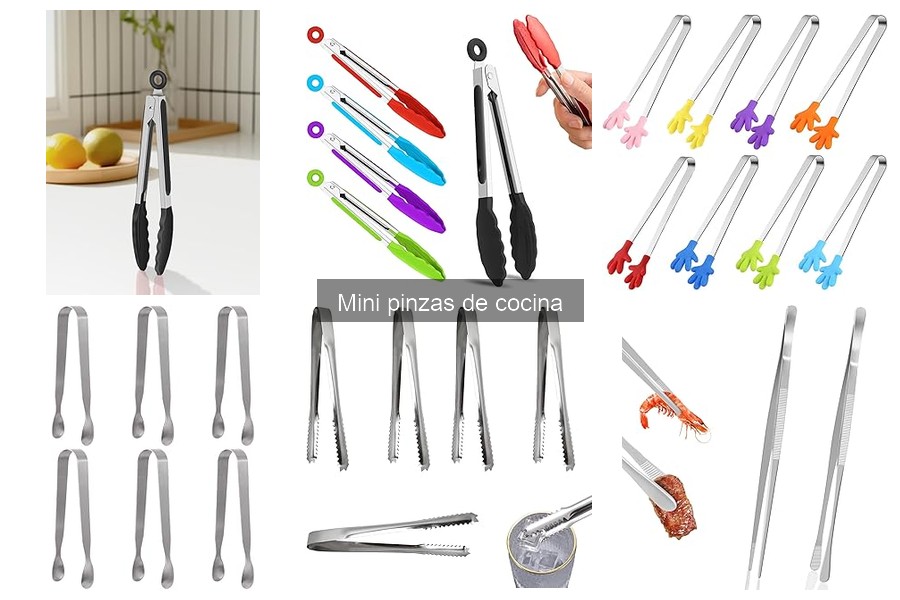 Consejos para el uso adecuado de mini pinzas de cocina