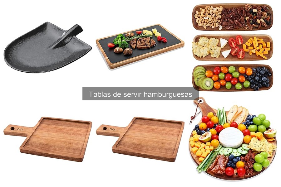 Consejos para limpiar y mantener tu tabla de servir hamburguesas