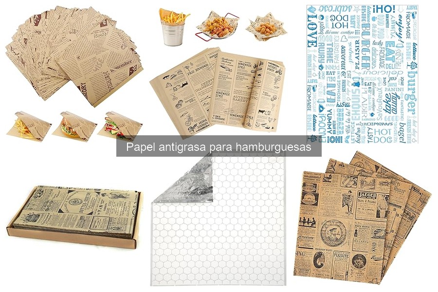 Consejos para usar papel antigrasa en parrillas de hamburguesas