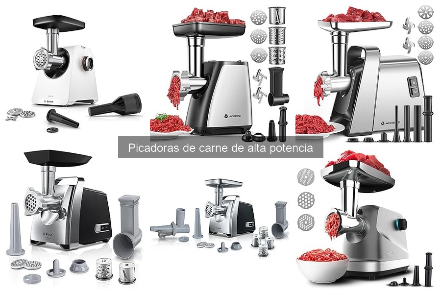 Consejos prácticos para usar tu picadora de carne potente