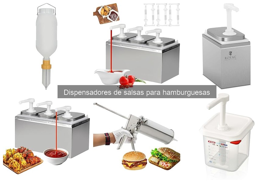 ¿Cuánto cuesta un dispensador de salsas para hamburguesas?