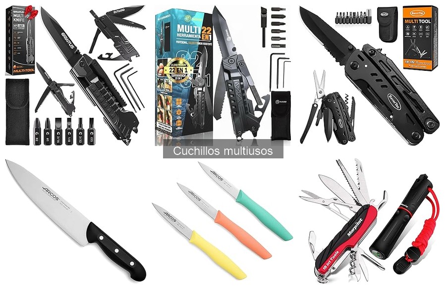 Cuchillos multiusos recomendados para camping: ¡Compara ya!