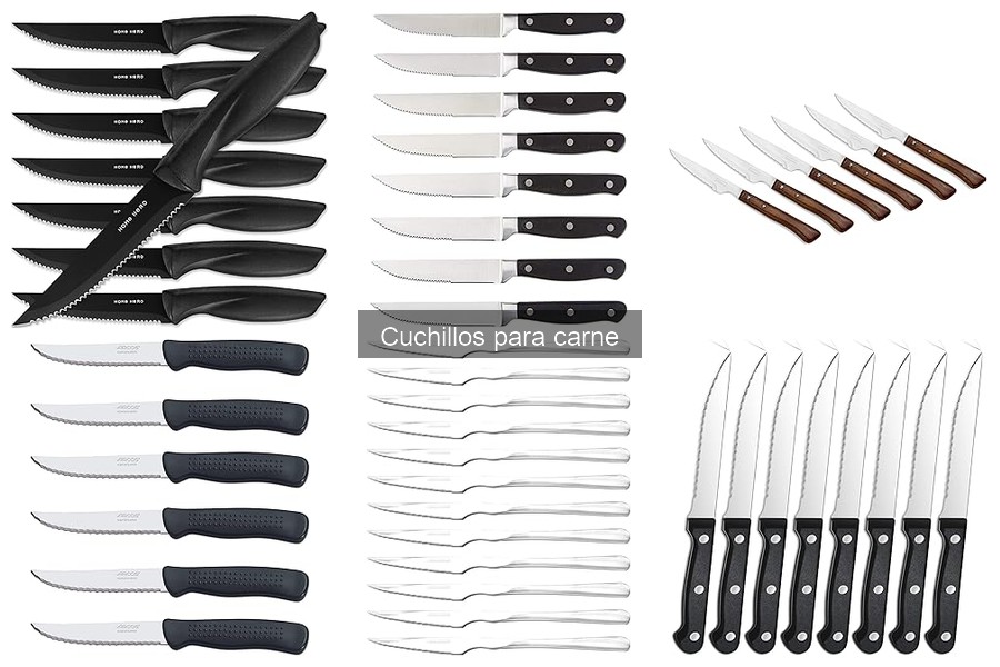 Cuchillos para carne asequibles: calidad al mejor precio