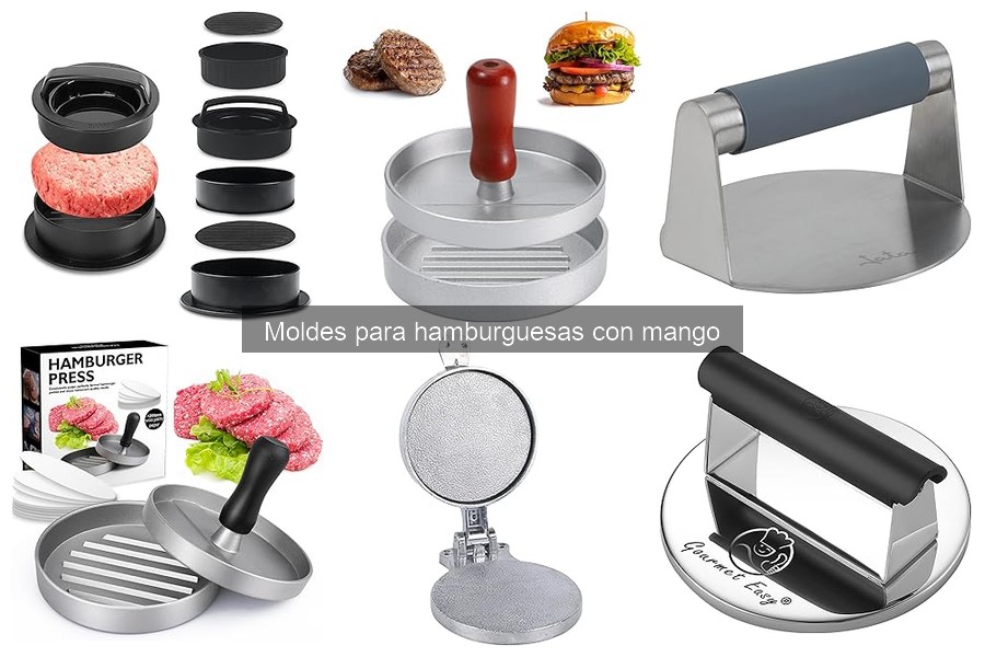 Cuidados y limpieza de moldes para hamburguesas con mango