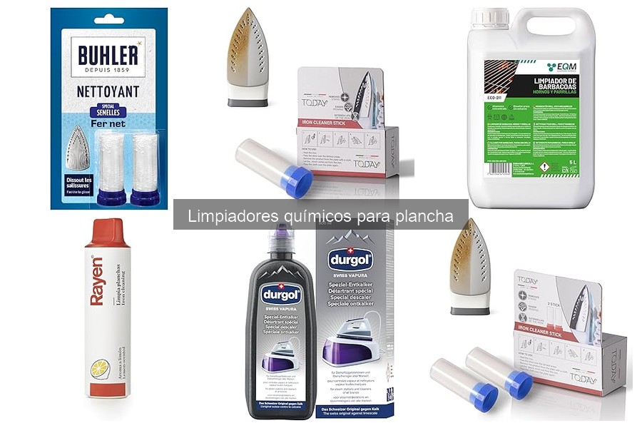 ¿Dañan los limpiadores químicos a tu plancha?