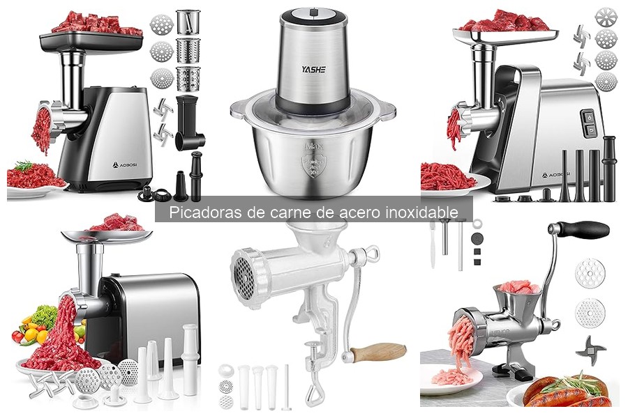 Descubre qué es una picadora de carne de acero inoxidable