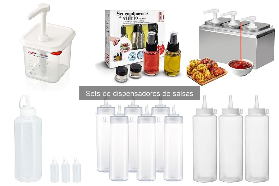 Descubre qué son los sets de dispensadores de salsas