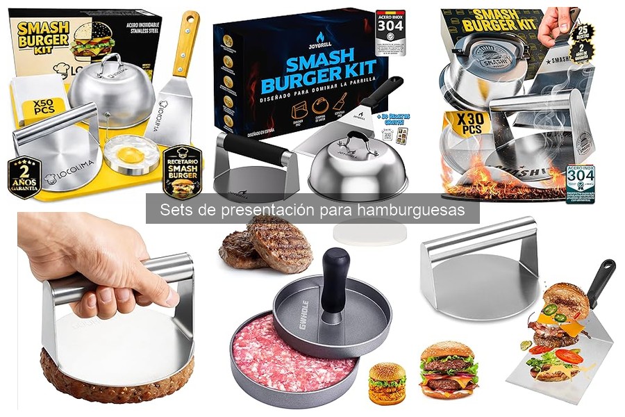 Descubre qué son los sets de presentación para hamburguesas