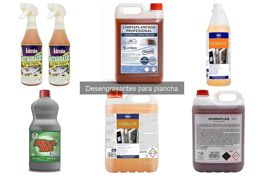 Desengrasantes: ¿Son seguros para todas las planchas?