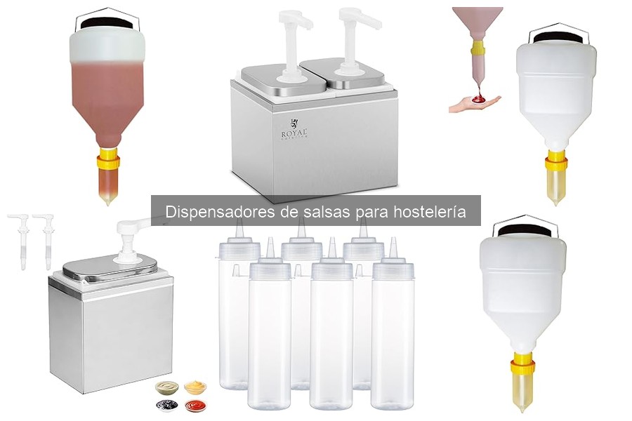 Dispensadores de salsas para hostelería: ¿qué son y cómo se usan?