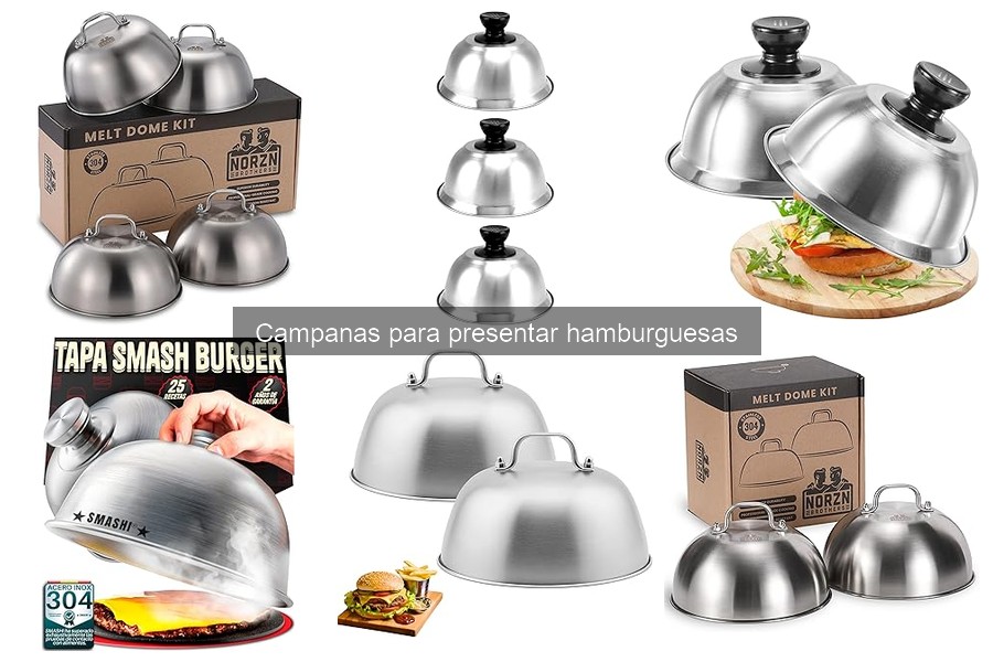 Dónde comprar campanas para presentar hamburguesas ¡Ofertas!