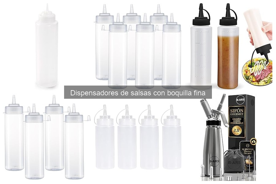 Dónde Comprar Dispensadores de Salsas con Boquilla Fina