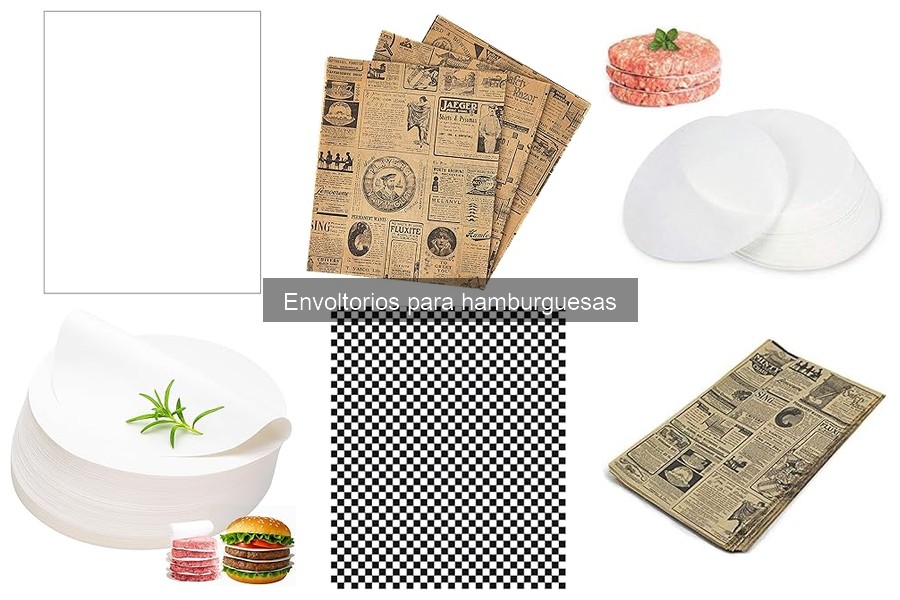 Dónde comprar envoltorios para hamburguesas online