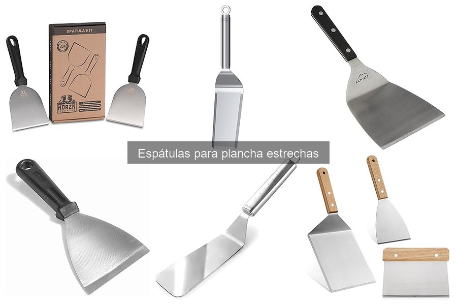 Dónde comprar espátulas para plancha estrechas y precios