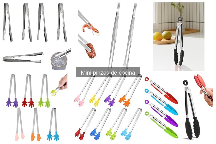 ¿Dónde comprar mini pinzas de cocina baratas y de calidad?