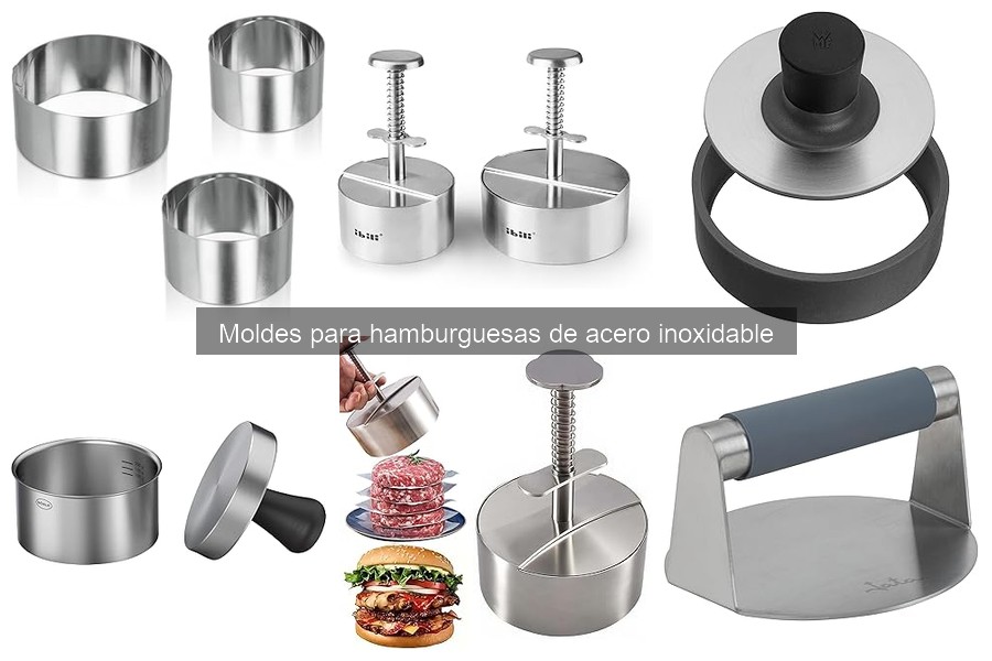 Dónde comprar moldes de hamburguesas de acero inoxidable