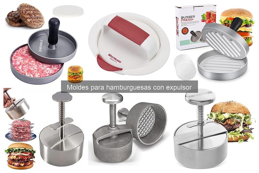 Dónde comprar moldes para hamburguesas con expulsor