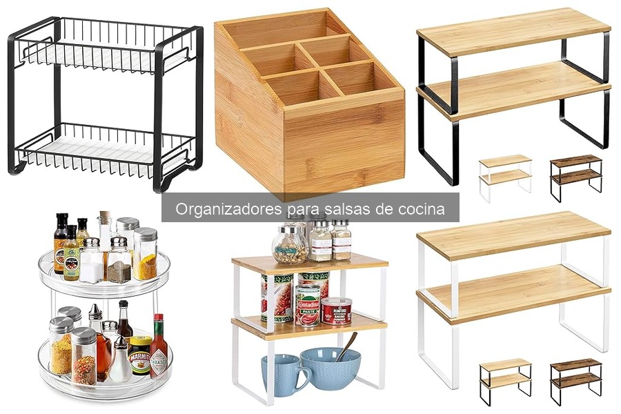 Dónde comprar organizadores para salsas de cocina