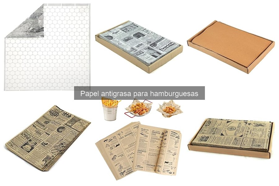 Dónde comprar papel antigrasa para hamburguesas fácil y barato