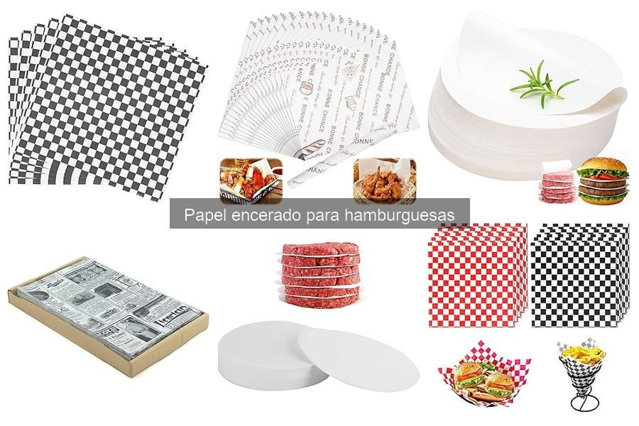 Dónde comprar papel encerado para hamburguesas: opciones online y más
