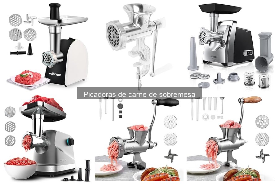 Dónde comprar picadoras de carne de sobremesa fácilmente