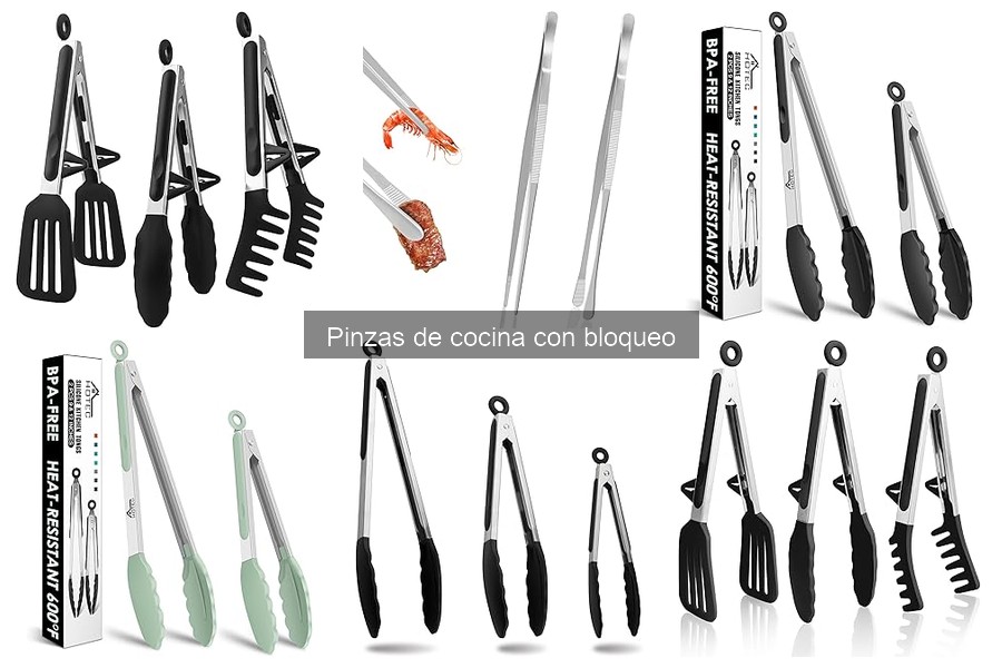 Dónde comprar pinzas de cocina con bloqueo a buen precio