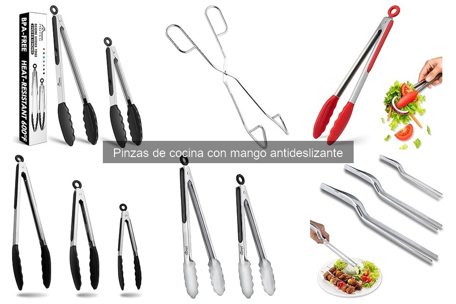 Dónde comprar pinzas de cocina con mango antideslizante