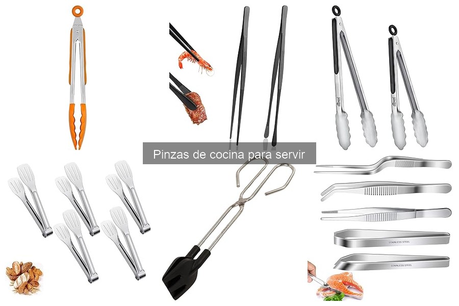 Dónde comprar pinzas de cocina para servir y precios