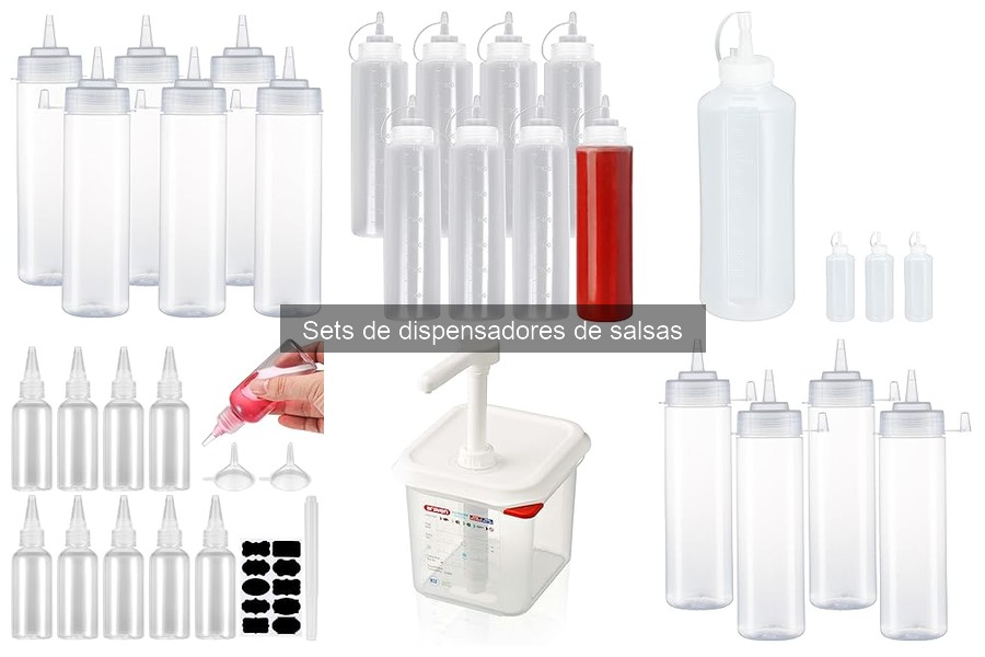 Dónde comprar sets de dispensadores de salsas baratos