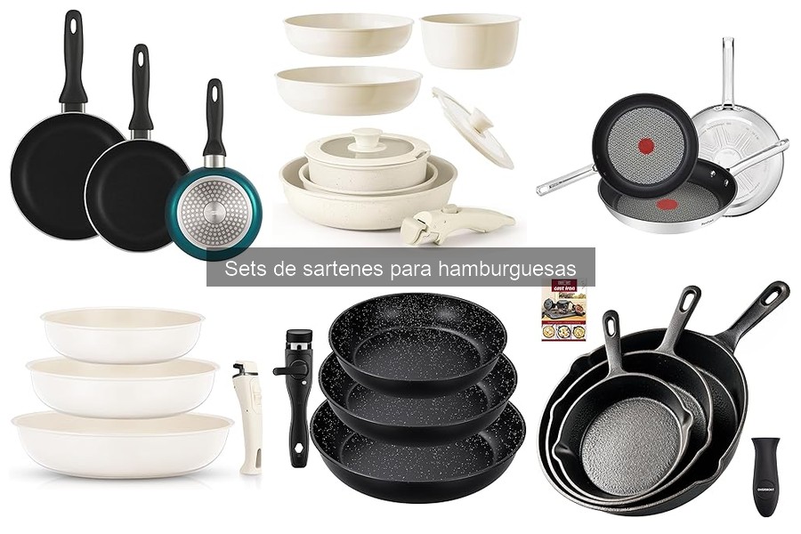Dónde comprar sets de sartenes para hamburguesas a buen precio