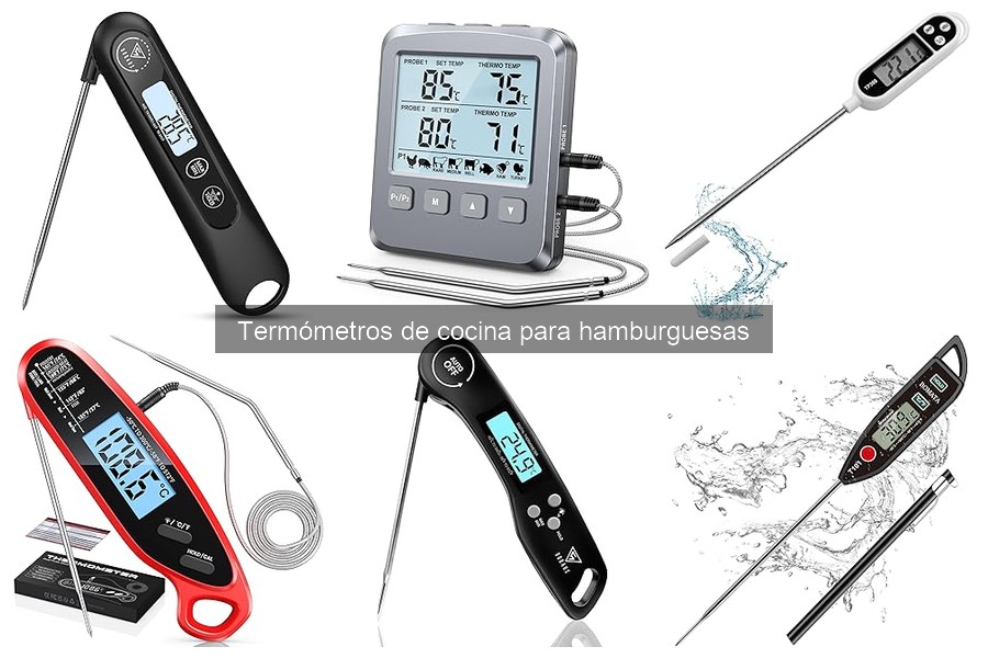 Dónde comprar termómetros de cocina para hamburguesas