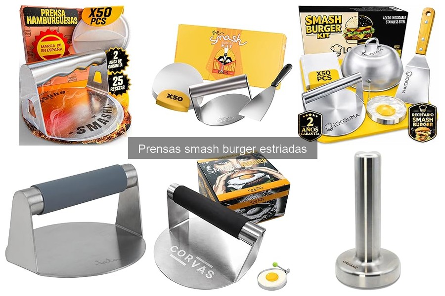 Dónde comprar una prensa smash burger estriada económica
