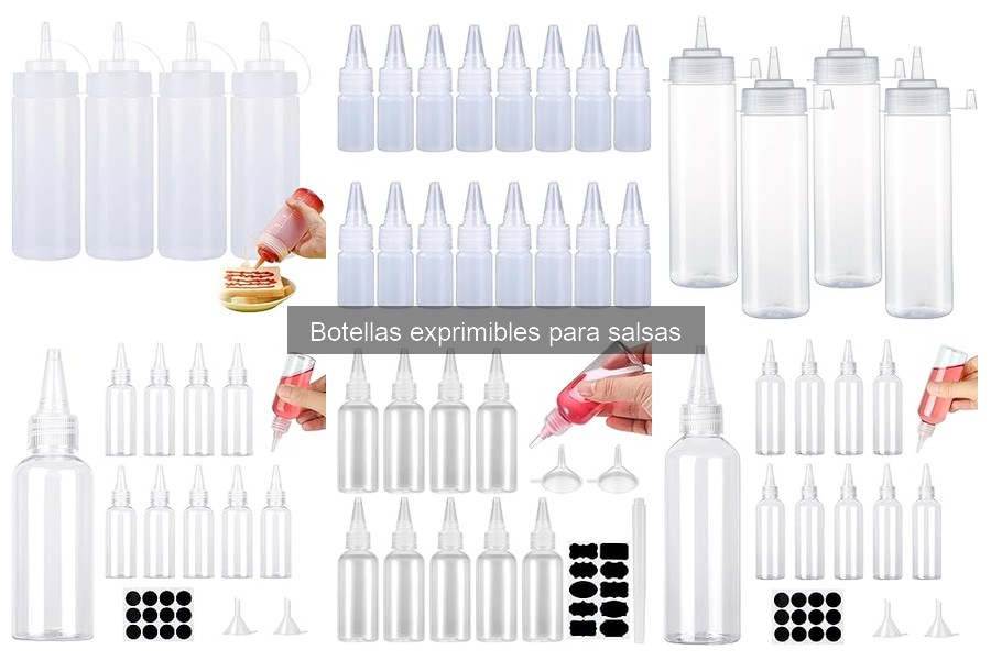 Errores comunes al usar botellas exprimibles para salsas
