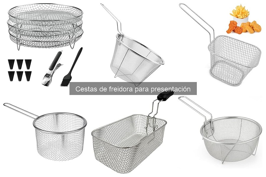 Errores comunes al usar cestas de freidora para presentación