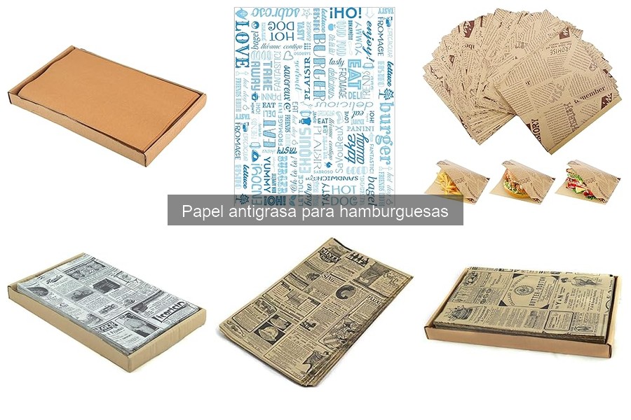 Errores comunes al usar papel antigrasa para hamburguesas