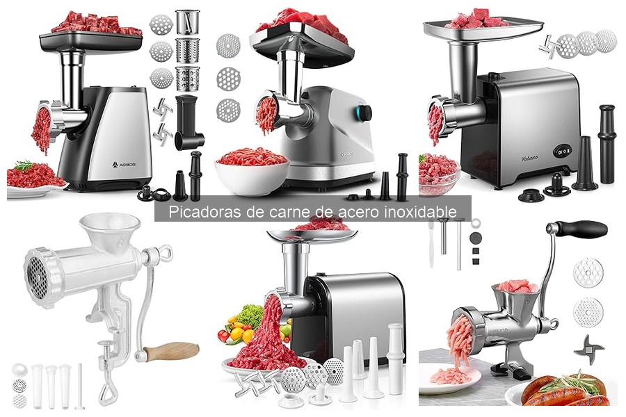 Errores comunes al usar picadoras de carne de acero inoxidable