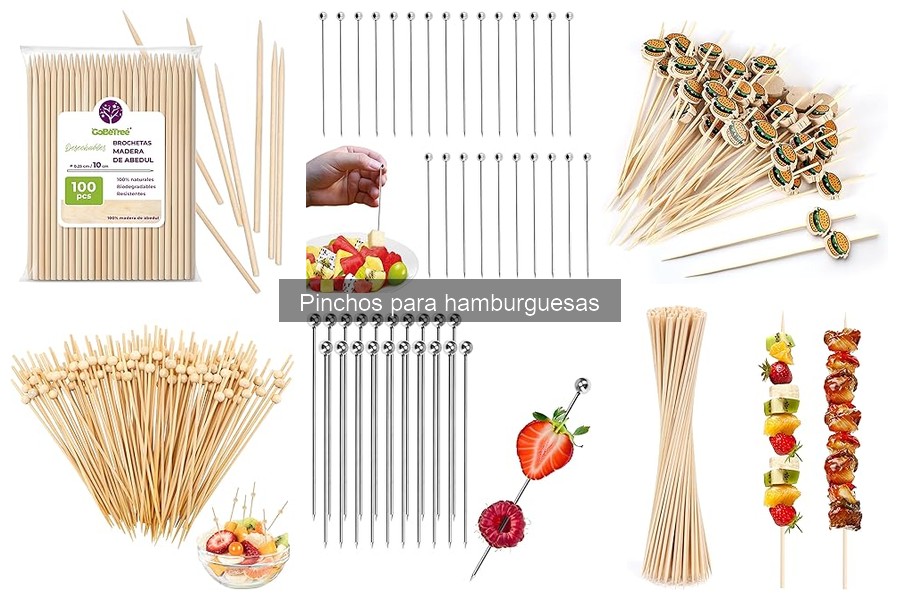 Errores comunes al usar pinchos para hamburguesas en casa