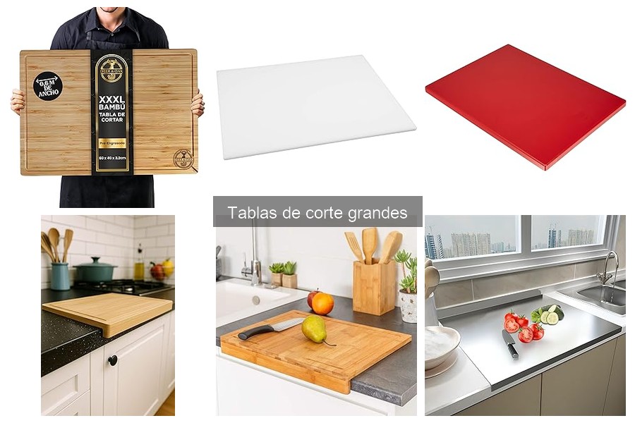 Errores comunes al usar tablas de corte grandes en la cocina