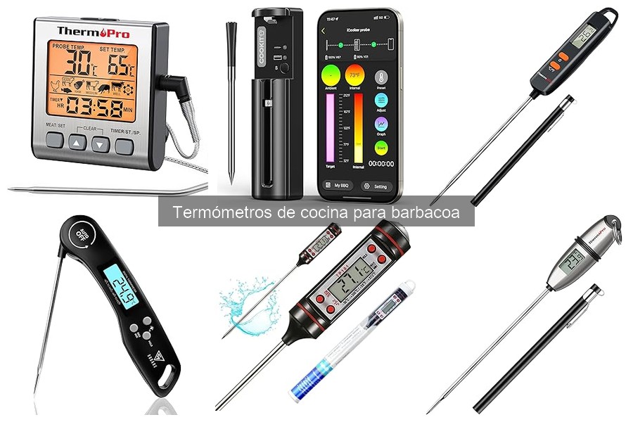 Errores comunes al usar termómetros de cocina en barbacoa