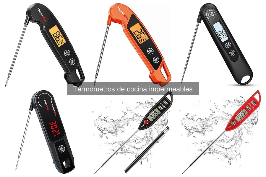 Errores comunes al usar termómetros de cocina impermeables