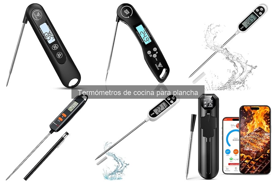 Errores comunes al usar un termómetro de cocina para plancha