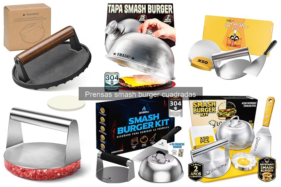 Errores comunes al usar una prensa smash burger cuadrada