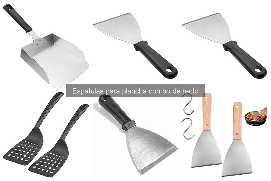 Espátula para Plancha con Borde Recto: ¿Ideal para Hamburguesas?