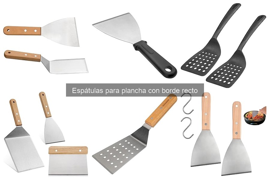 Espátulas de Borde Recto: Mejor Material para Cocinar en Casa