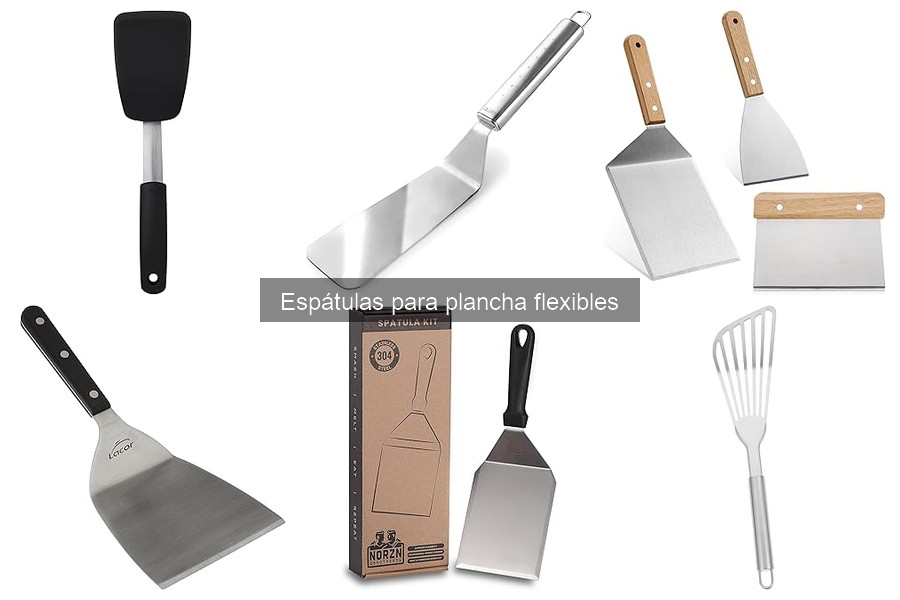Experiencias de usuarios con espátulas flexibles para plancha