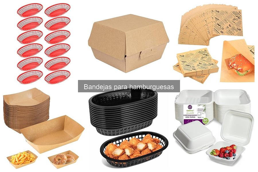 Guía de compra de bandejas para hamburguesas