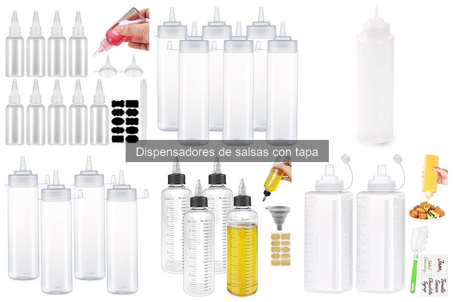 Guía de compra: Dispensadores de salsas con tapa