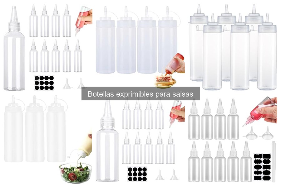 Guía para Elegir Botellas Exprimibles para Salsas Efectivas