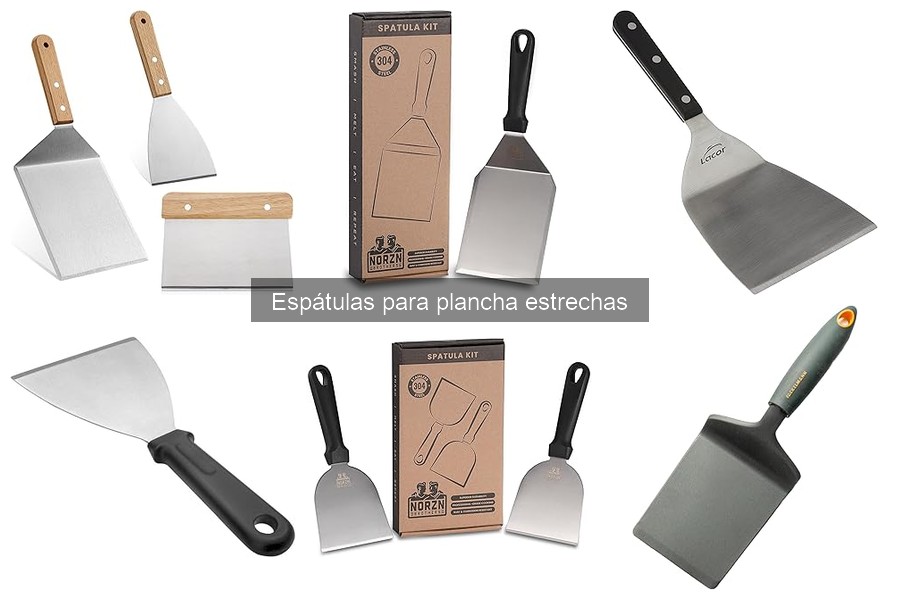 Guía para Elegir la Espátula Ideal para Plancha Estrecha